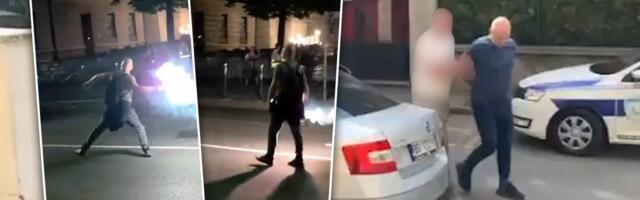 Ovo je blokader koji je danas uhapšen: Pogledajte šta je radio u subotu - jeziv snimak