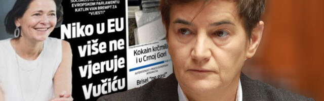 OŠTAR ODGOVOR NA PISANJE CRNOGORSKIH MEDIJA Brnabićeva: "Ovo pokazuje koliko im je Vučić razbio koncepciju u Tivtu i kakve frustracije je to izazvalo"!