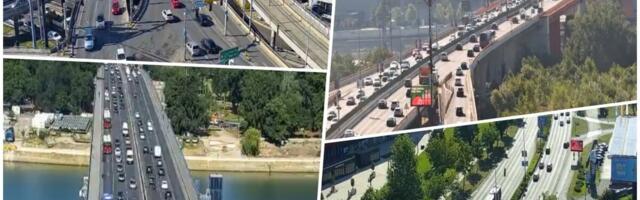 RAŠČISTILA SE GUŽVA NA GAZELI! Pokvareni auto u desnoj traci nakratko usporio saobraćaj u smeru ka centru! Odmori ispraznili Beograd, nema gužvi (FOTO)