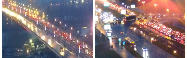 Haos zbog udesa na Mostu na Adi: Stvara se velika gužva