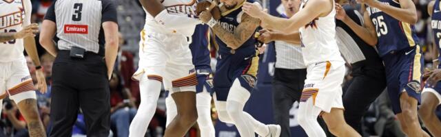 BRUTALNA MAKLJAŽA NA NBA UTAKMICI - SEVALE PESNICE SAMO TAKO! Zaleteo se na 30 centimetara višeg od sebe i zviznuo ga u glavu - nastao opšti haos na parketu!