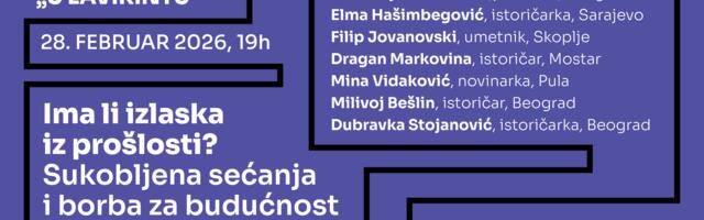 Tribina „Ima li izlaska iz prošlosti? – Sukobljena sećanja i borba za budućnost“