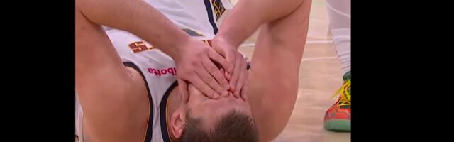 "Ruke su mi svuda!" Dort se izvinio Jokiću za nokaut, dobio je odgovor od Nikole /VIDEO/