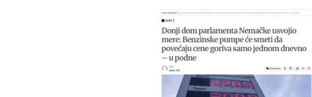 „Danas” pokazuje: Nemačka može sve, Srbija ništa