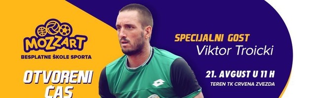 Besplatna škola sporta - Viktor Troicki na prvom času