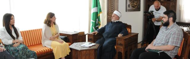 Muftija Dudić ugostio ekipu projekta „Pod nebom vedre vjere – Islam i Evropa u iskustvu Bosne“