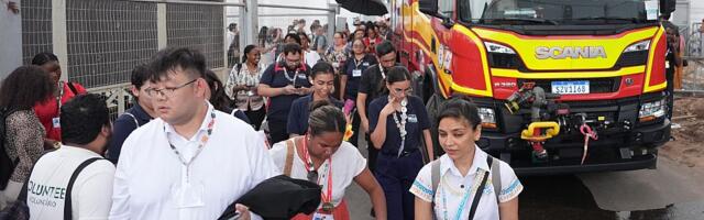 VIDEO Požar na ekološkoj konferenciji UN u Brazilu: Zapalio se paviljon Kine