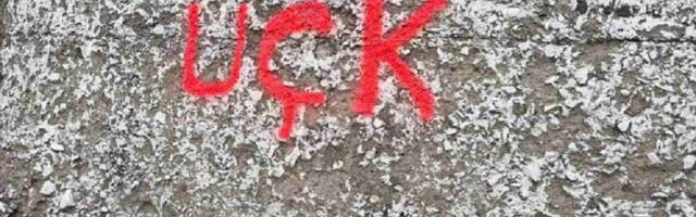 Jeziva provokacija na jezeru Gazivode: Grafiti OVK osvanuli kod Brnjaka