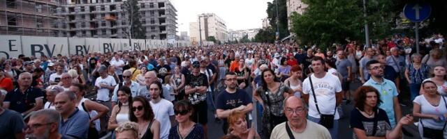 12. protest protiv nasilja: Skup ispred Skupštine, pa šetnja do RTS (UŽIVO)