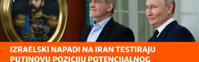 Izraelski napadi na Iran testiraju Putinovu poziciju potencijalnog posrednika na Bliskom istoku