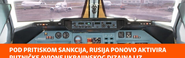 Pod pritiskom sankcija, Rusija ponovo aktivira putničke avione ukrajinskog dizajna i iz sovjetskog doba