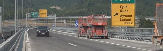 Pažnja:  I sutra promenjen režim saobraćaja na autoputu Pakovraće - Požega