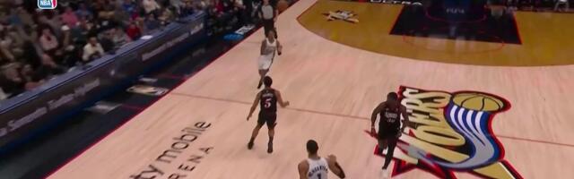 Vembanja akrobtski zakucao protiv Seventisiksersa