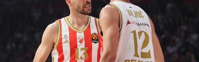 Dobrić pogodio sa centra, Kalinić rešetao! Zvezda slavila u ABA ligi pred Real (VIDEO)