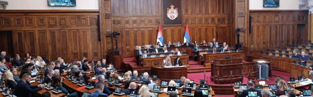 Danas nastavak sednice Skupštine Srbije