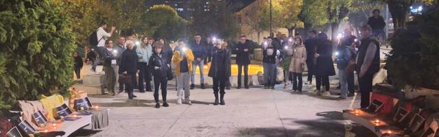 I u Vranju na godišnjicu odata pošta žrtvama pada nadstrešnice u Novom Sadu FOTO