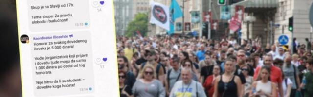 "ŠTO VIŠE LJUDI, VEĆA ZARADA"! Šok prepiska blokadera - Evo koliko plaćaju za dolazak na današnji skup!