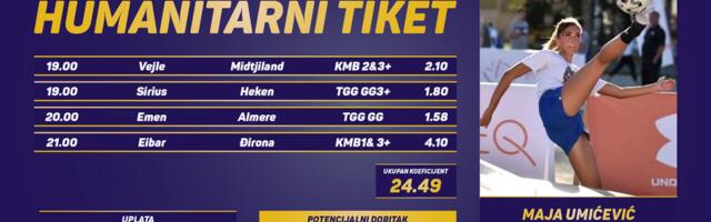 Humanitarni tiket u podne: Maja Umićević tipuje za lečenje Dejana Nikitića