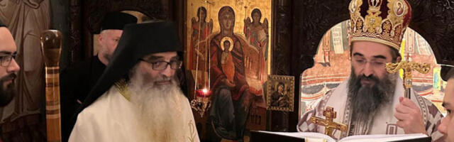 NOVI ARHIMANDRIT U SRPSKOJ PRAVOSLAVNOJ CRKVI: Vladika Arsenije uzdigao igumana Poganova, oca Mardarija, u viši monaški čin na dan manastirske slave