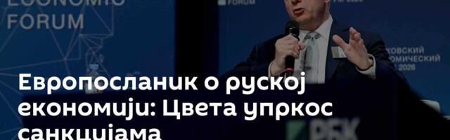 Европосланик о руској економији: Цвета упркос санкцијама