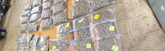 FOTO: Na prelazu Šid zaplenjeno 43 kilograma marihuane i uhapšena jedna osoba