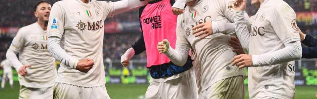 NAPOLI PREŽIVEO U ĐENOVI: Hojlund sa "bele tačke" u nadoknadi doneo tri boda