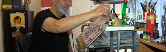 Sabahudin Muranović: „Strip crtač je sam sebi scenograf, kostimograf, majstor svetla, kamerman i glumac“ (VIDEO)