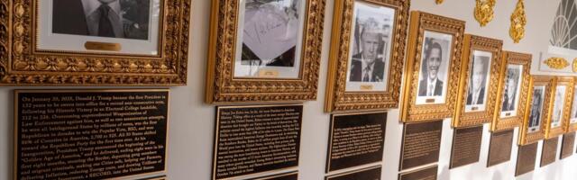 TRAMP ISPROZIVAO BIVŠE AMERIČKE PREDSEDNIKE! Postavio ploče sa sočnim opisima i uvredama ispod portreta svojih prethodnika u Beloj kući! (FOTO/VIDEO)