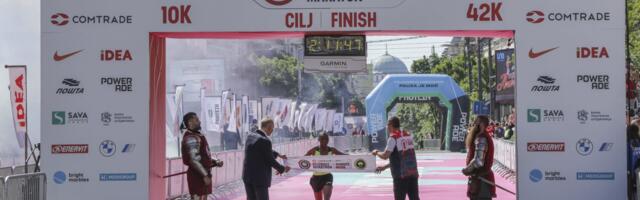Kenijci Gilbert Čumba i Ema Ndiva pobednici Beogradskog maratona