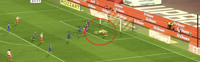 (VIDEO) Au, kako je ovo moguće? Katastrofalan promašaj Zvezde, Katai pogodio stativu umesto prazne mreže