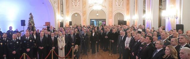 Priređen prijem povodom novogodišnjih i božićnih praznika u Domu Garde na Topčideru