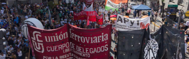 Масовни протест синдиката против Милејеве реформе рада