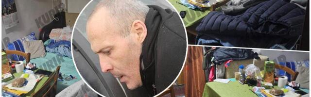 VLASNIK STANA U KOM JE BORAVIO NAPADAČ SA NOVOG BEOGRADA ZATEČEN KADA JE VIDEO U KAKVOM JE STANJU! Puna piksla na krevetu, svuda krš i lom (foto)