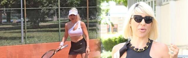 Jovana Jeremić servira kao Nole, gaćice namešta kao Rafa! JJ podigla temperaturu imitacijom španskog tenisera! (VIDEO)