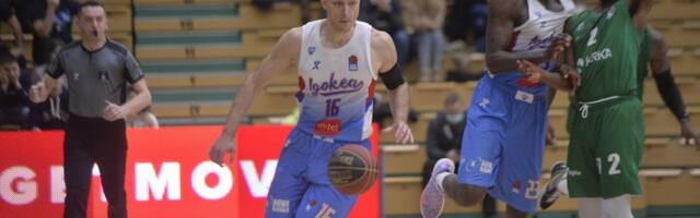 Rutinski u Novom Mestu: Igokea na +14 od prve četvrtine, Krka ubacila 59 poena