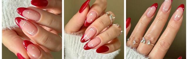 Od minimalizma do glamura: 15 ideja za crveni novogodišnji manikir