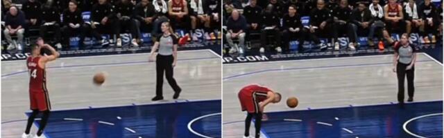 PLAVUŠA USRED UTAKMICE POGODILA KOŠARKAŠA U MEĐUNOŽJE! Saigrač srpskog reprezentativca doživeo ozbiljnu neprijatnost!