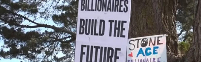 „Марш за милијардере” у Сан Франциску, шачица људи на улицама