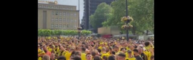 London zbog Dortmunda obojen u ŽUTO (VIDEO)