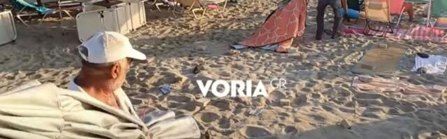 Zaplenjeno dve tone peškira i suncobrana na Halkidikiju, nema više "rezervacija" (VIDEO)