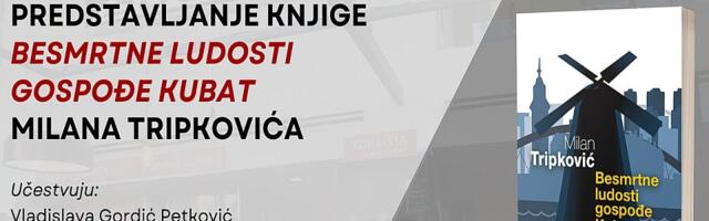 Promocija novog romana Milana Tripkovića u Bulevar Books-u