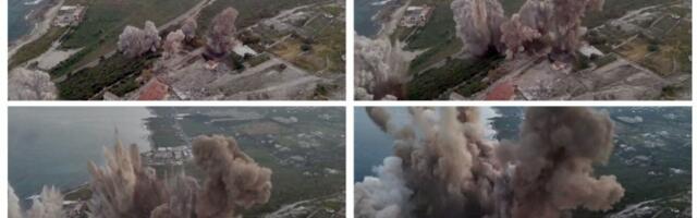 Izrael upotrebio brutalnu silu: Pogledajte kako nestaje 140 metara hezbolahove podzemne tvrđave! (VIDEO)