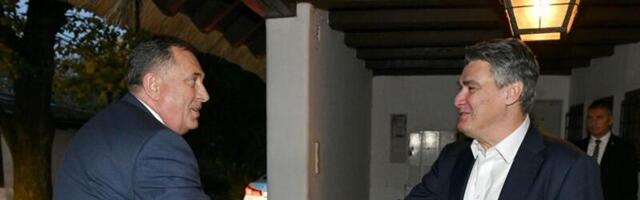 Milanović proveo tri sata na Dodikovom privatnom imanju