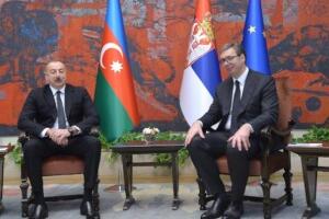 Вучић у посети Азербејџану, сутра с Алијевим