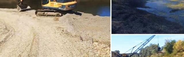 NARUŠIO TOK REKE! Uhapšen muškarac iz Velike Plane, koji je KOPAO BEZ DOZVOLE! (FOTO)