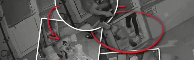Snimak filmske pljačke u Beogradu! Polomili vrata, pa za tren oka besramno odneli 2 kutije pomoći i CEO pazar
