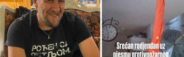 Umalo došlo do požara - pevač slavio 55. rođendan u stanu, upalio se protivpožarni aparat: "Prepadoh se!"