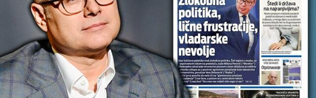"PROPAGANDNO GLASILO, NE BAVE SE NOVINARSTVOM" Vučević ogolio "Vijesti": Smeta im Vučić jer brine o interesima srpskog naroda!