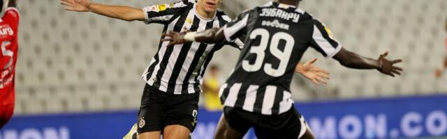(VIDEO) Partizan probio led, Kojzek u 5. minutu pogodio na evro-premijeri