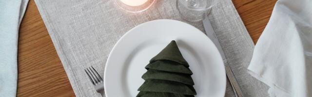 Fantastična božićna dekoracija za sto